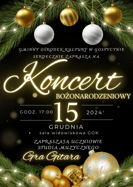 KONCERT BOŻONARODZENIOWY